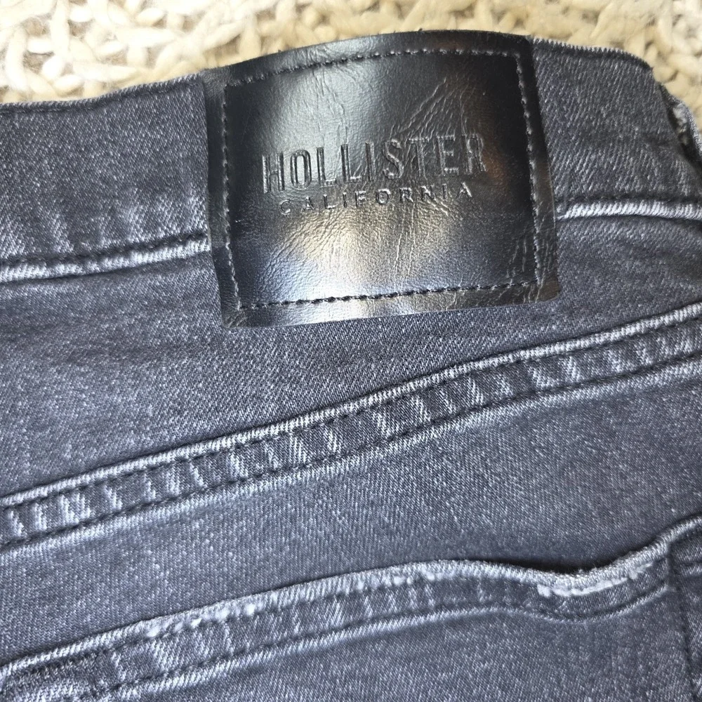 Hollister California Black Jeans Slim Fit Flex 32x32 Y2K